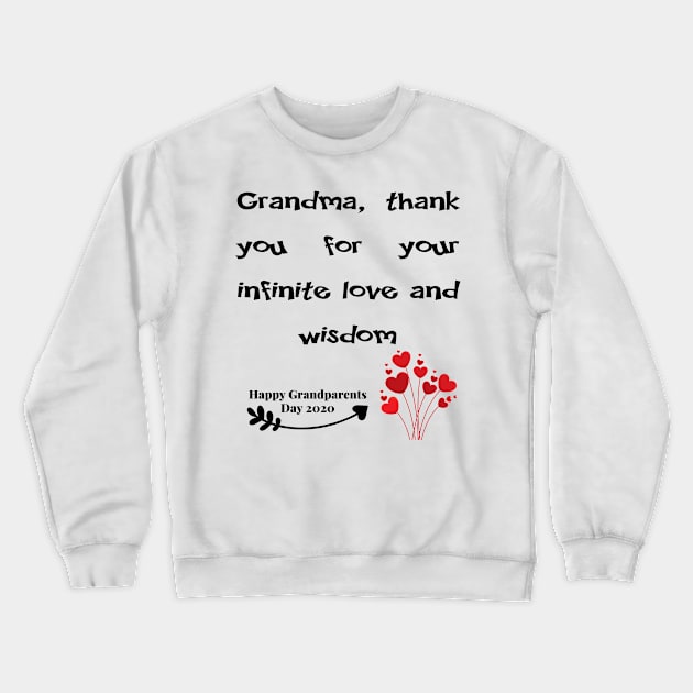 grandparents day Crewneck Sweatshirt by Mdath